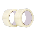 鸣固 单面条纹纤维胶带 强力玻璃纤维胶带航模固定胶带 抗磨损纤维包装带 10MM*50M 5卷
