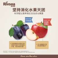禾泱泱(Rivsea)原装进口 西梅苹果泥 100g 宝宝辅食 果泥 无添加糖盐
