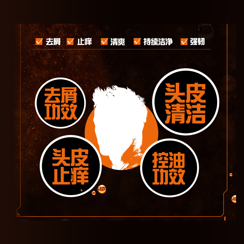 欧莱雅(LOREAL)男士去屑洗发露(维他强韧) 400ml(适合所有发质人群,男士洗发水)高清大图