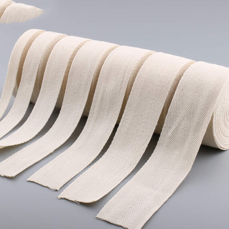 人字棉织带本色包边带滚边条手工绑带行军带包边布带缝纫针织用品