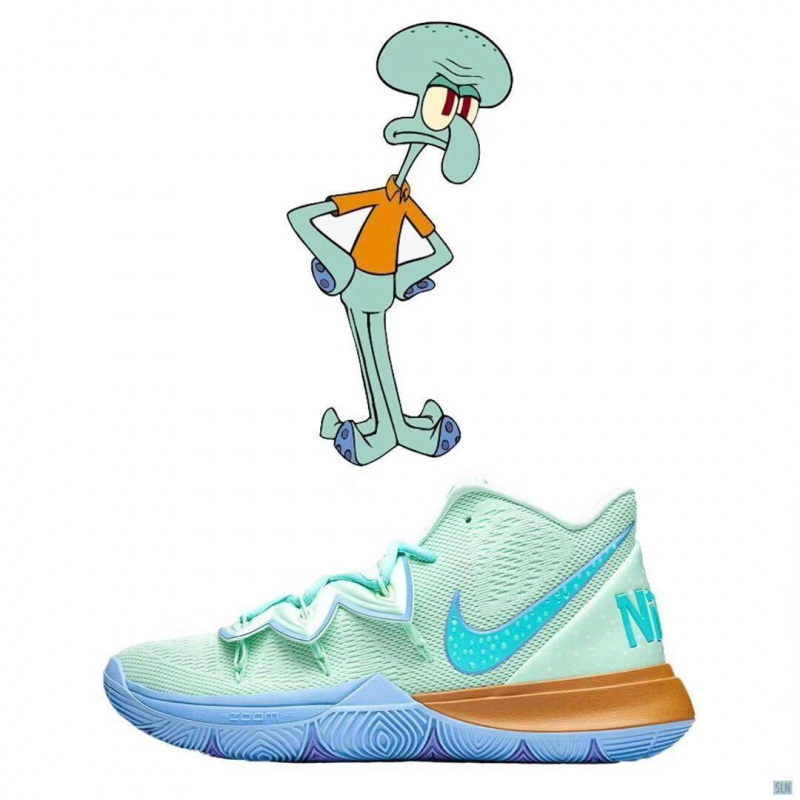 nike耐克官方kyrie5ep欧文5海绵宝宝联名男女通用气篮球鞋