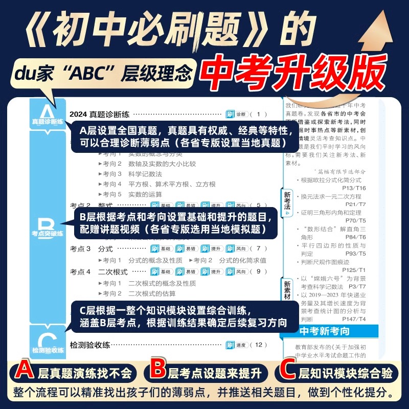 25新版:语数英物化政史生地(9本套) 全国通用 中考必刷题 [正版]中考2025语文数学英语物理化学政治历史地理生物初高清大图