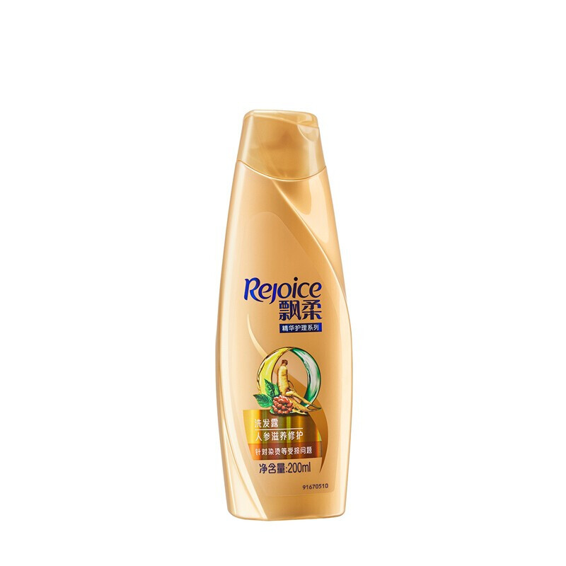 飘柔 Rejoice 洗发水飘柔洗发水人参滋养洗发露200ml 男士女士通用 洗头膏 价格图片品牌报价 苏宁易购怡舟个护美妆专营店