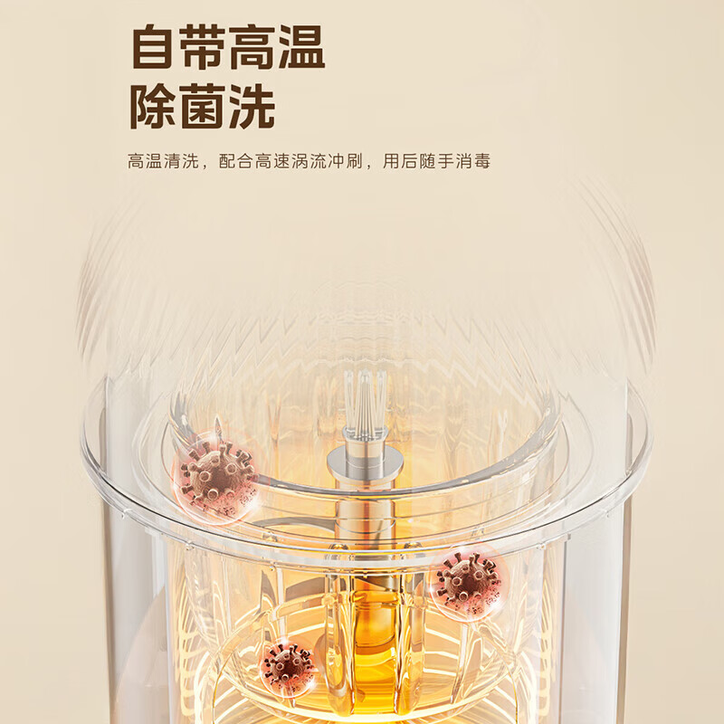 美的(Midea)辅食料理机婴儿辅食机打米糊蒸煮一体婴幼儿专用多功能辅食机榨汁机蒸煮一体搅打泥机HJX31高清大图