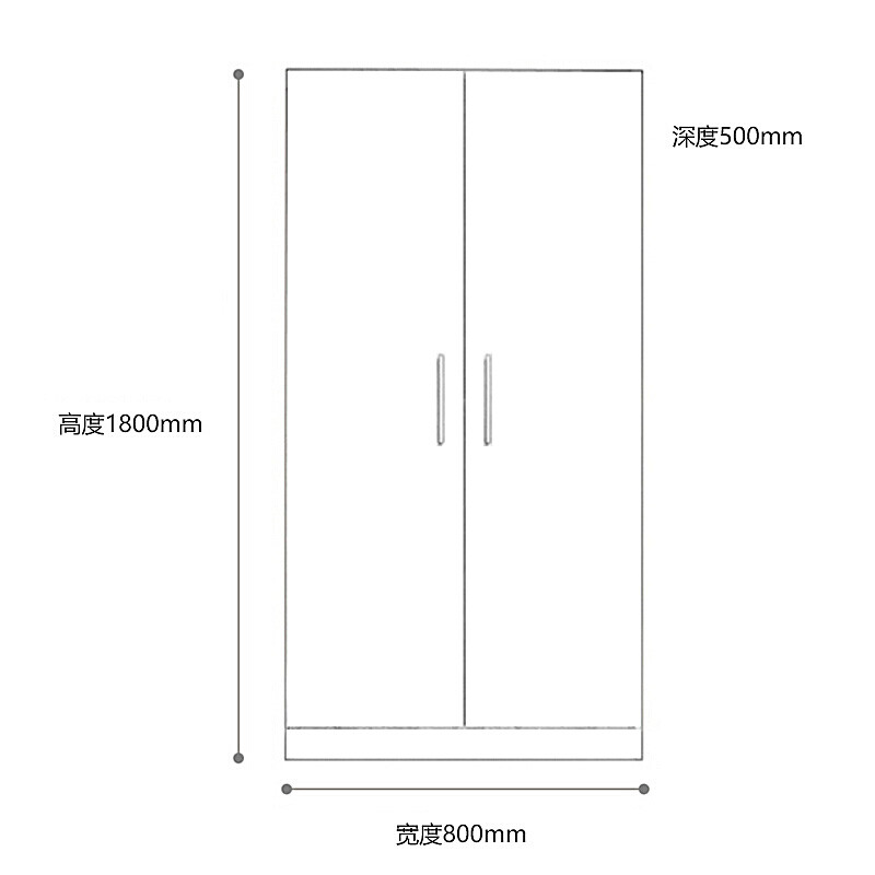 绵冠MIANGUNA更衣柜木质衣柜员工宿舍衣柜浅高清大图