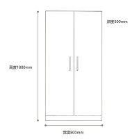 绵冠MIANGUNA更衣柜木质衣柜员工宿舍衣柜浅