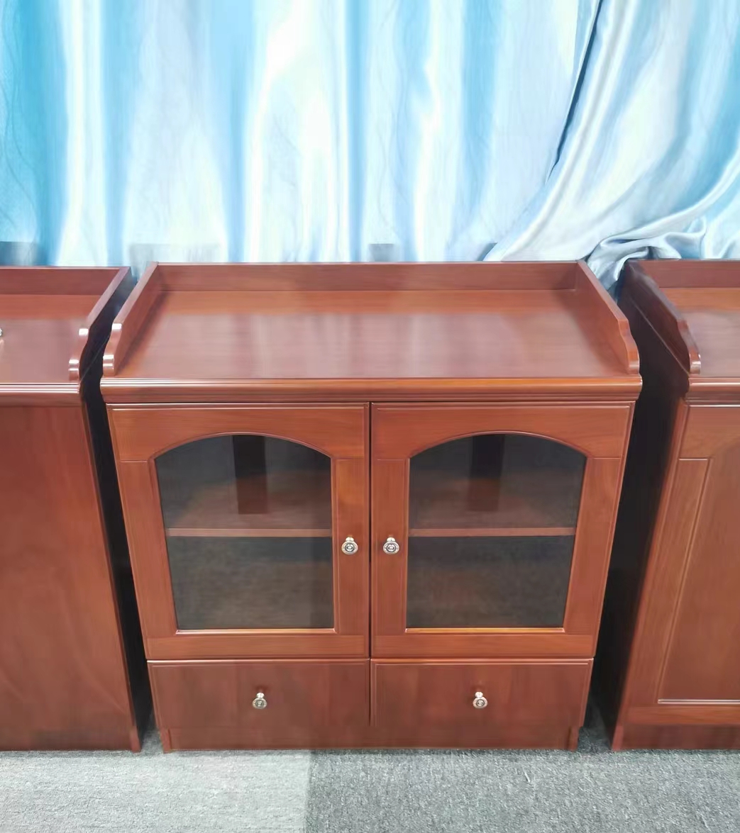 餐边柜 茶水柜 储物柜两门800*400*850mm个高清大图