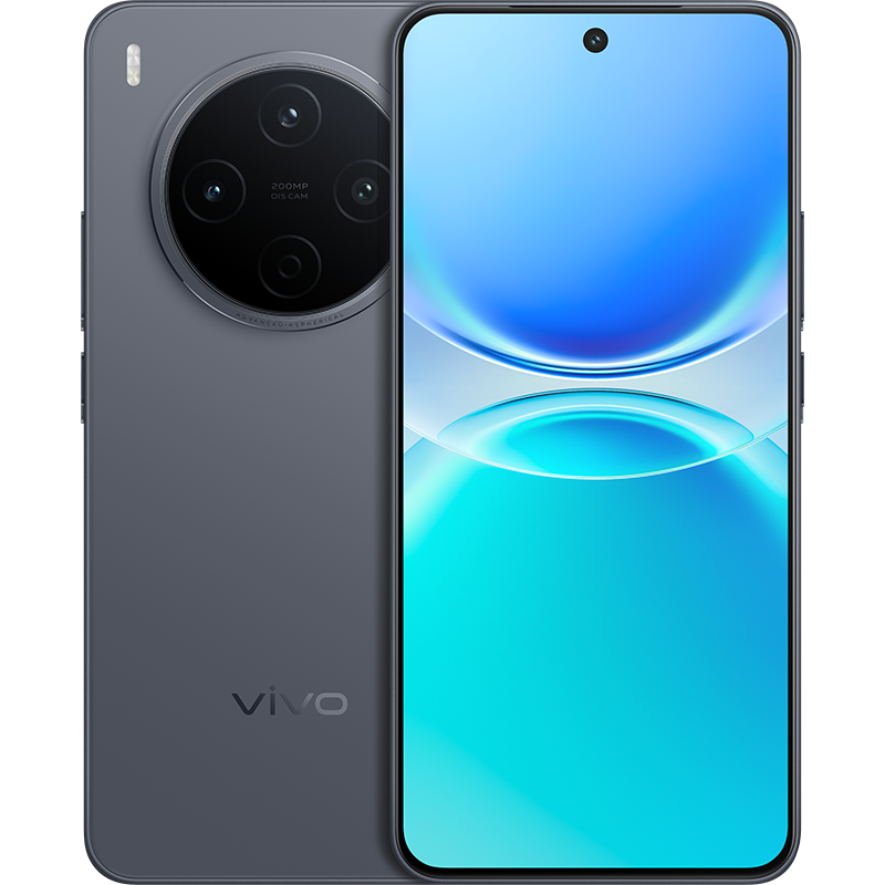 vivo Y500 Pro 智能手机 12GB+256GB 钛黑高清大图