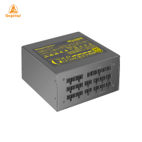 鑫谷(Segotep)额定1000W GP1100G黑金全模组电源(金牌认证/日系电容/五年质保/多显卡游戏电脑电源)