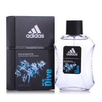 adidas阿迪达斯 [德国原装进口]男士香水运动型淡香水 100ml 冰点7498