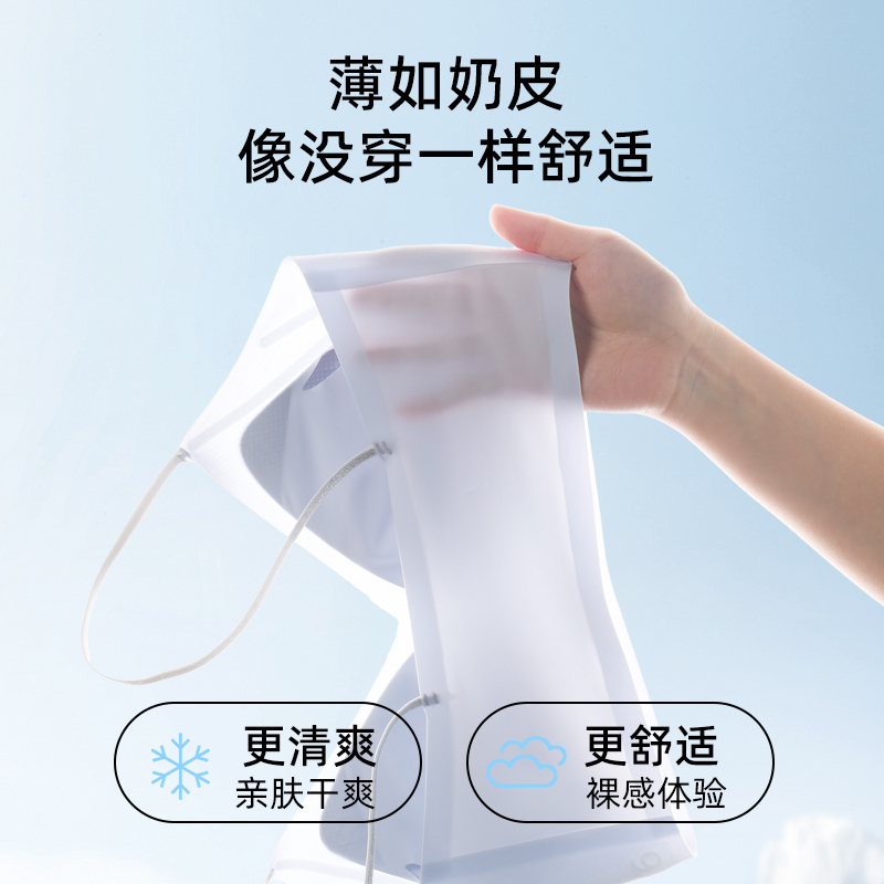 猫人提拉细肩带内衣女士超薄冰丝吊带山茶花香氛透气背心式文胸罩高清大图