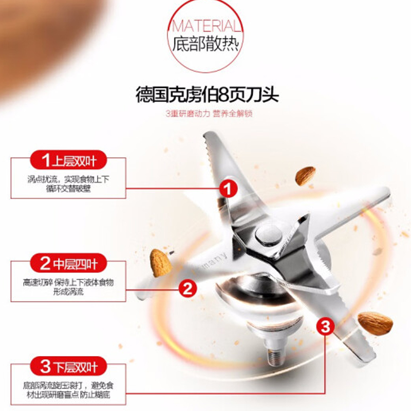 西屋Westinghouse破壁机WFB-HS1150高清大图