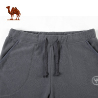 CAMEL骆驼户外抓绒裤 秋冬男款运动加厚保暖舒适摇粒绒抓绒长裤