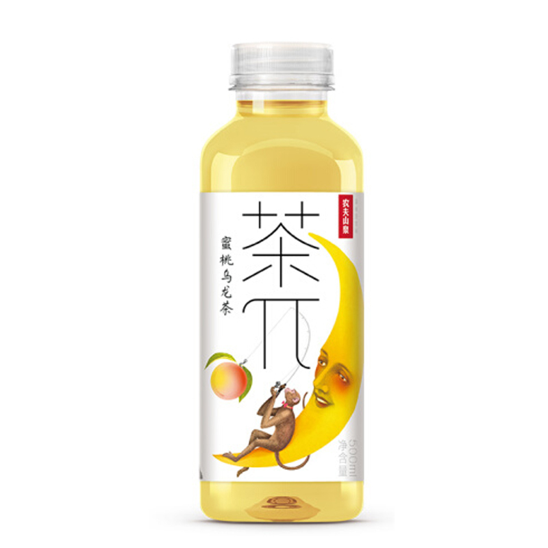 农夫山泉 茶π(茶派)茶饮料 蜜桃乌龙茶500ml*15瓶 整箱装(新老包装随机发货) -SH