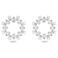 施华洛世奇(SWAROVSKI)女士水钻吊坠耳环时尚简约大方派对佩戴耳