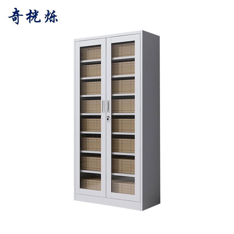 奇桄烁凭证柜通玻凭证台高清大图