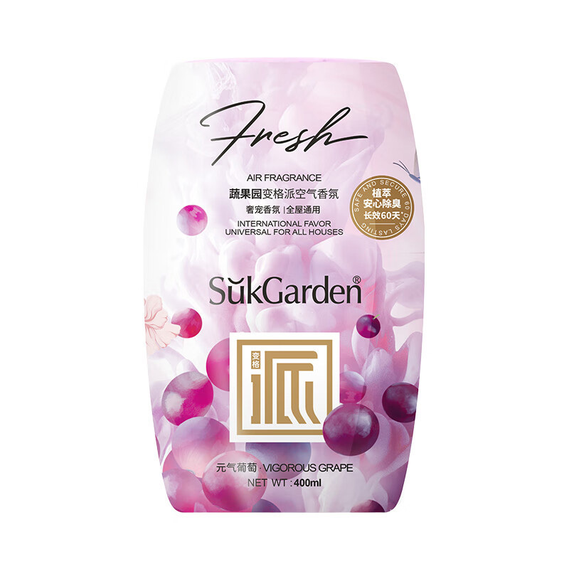 蔬果园香薰变格派空气香氛元气葡萄400ml*1个SGY0337