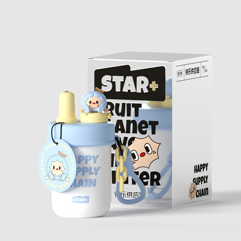 世大家 水果派对花茶杯420ml泰椰蓝(蓝色)高清大图