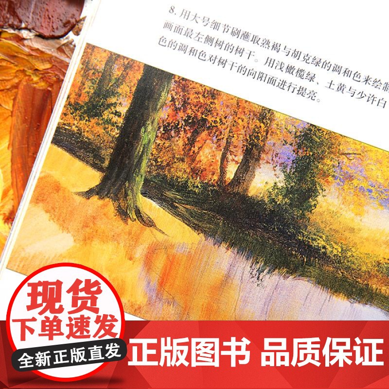 从零开始画丙烯画 配视频 西方绘画技法经典教程 风景丙烯画技法分步教学创意方法 基础教学步骤详解临摹 上海书画出版社高清大图