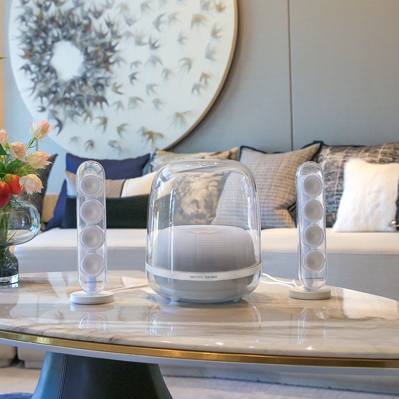 哈曼卡顿(Harman Kardon)SoundSticks 4 无线水晶4 全新一代桌面蓝牙音箱电视电脑音响高清大图