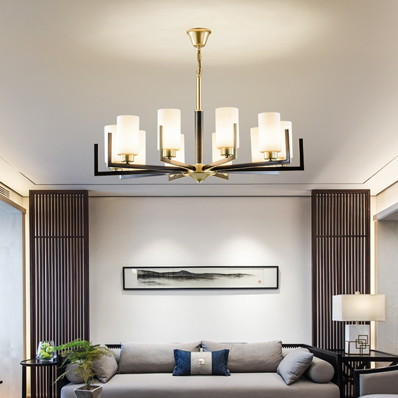 同位角照明款新中式吊灯客厅灯中国风厅灯具现代简约书房卧室灯饰视频