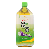 统一茉莉绿茶调味茶饮料1L*8瓶 大瓶装