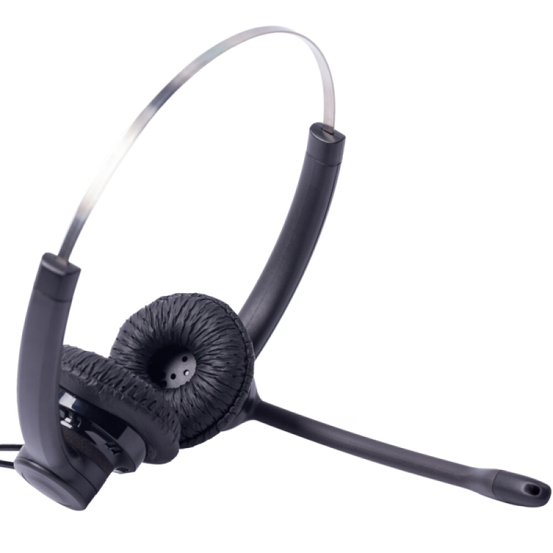 缤特力（Plantronics）SP12QD+国产USB连接线 头戴式坐席耳机 话务耳麦 双耳式