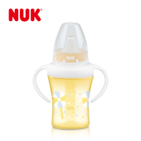 NUK pp 宽口 双柄透明学习软鸭嘴杯200ml 6个月以上