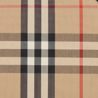 预订 BURBERRY 博柏利 小号 Vintage 格纹拼皮革相机包 单肩包 斜挎包8020725