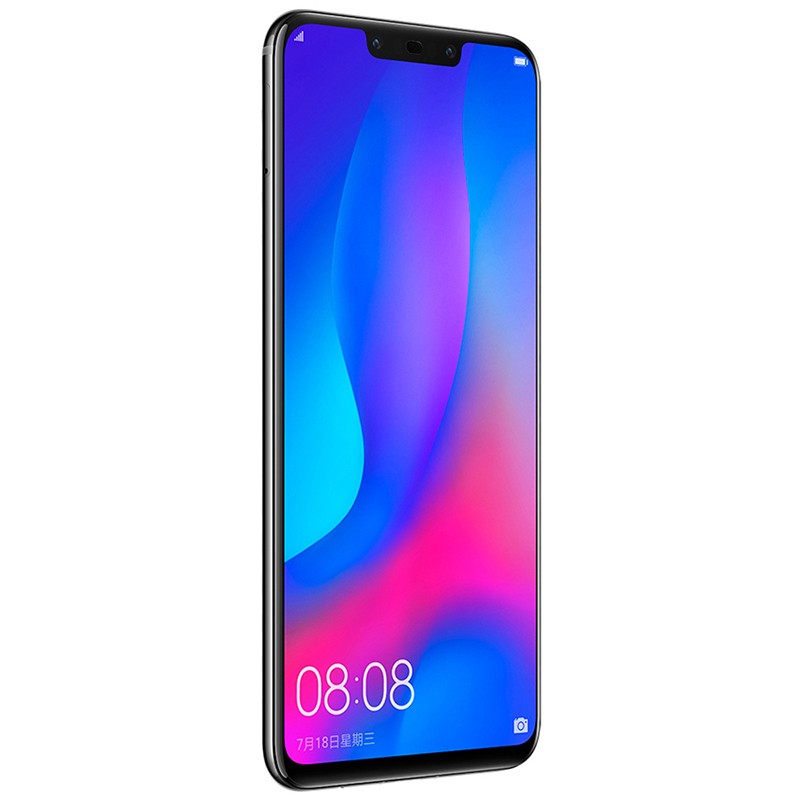 [稀缺货源,限量抢购]HUAWEI/华为 nova3全面屏高清四摄千玺代言 6GB+64GB亮黑移动联通电信4G全面屏拍照全网通手机