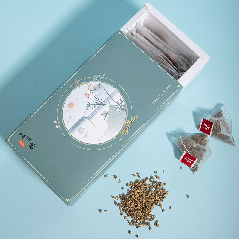 王济德 大麦茶5g*30袋/盒 养生花茶叶大麦茶浓香型30小袋装