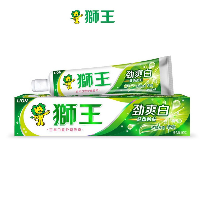 狮王 劲爽白 牙膏冰酷冬青 90g(单位:支)