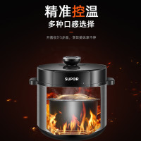 苏泊尔(SUPOR)全自动智能电压力锅 一锅双胆 开盖收汁 快煮慢享 定时预约 SY-60YC8086 6L高压锅