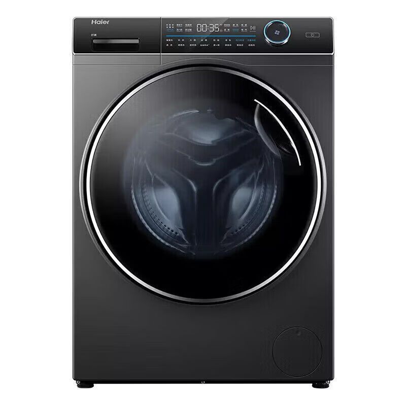 海尔(Haier)XQG100-HB14176LU1 10公斤直驱变频洗烘一体带烘干筒自洁中途添衣除菌滚筒洗衣机