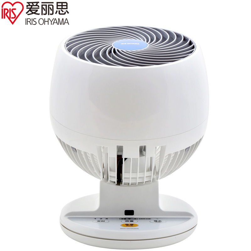 爱丽思(IRIS)空气循环扇 低分贝塑料电风扇节能电扇子风扇健康扇智能空调伴侣冬夏可用循环扇 白色