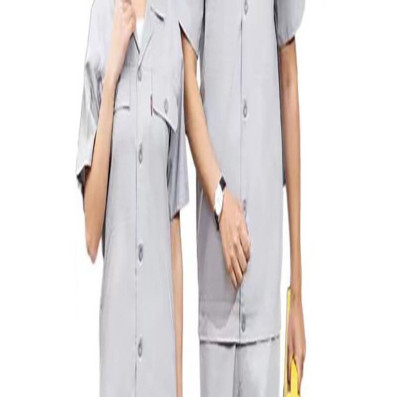 工禧夏季劳保短袖工作服套装 各号 套图片