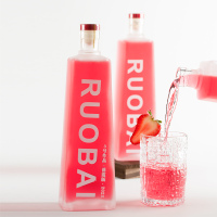 若白师兄15度伏特加草莓利口酒果酒700ml*2瓶