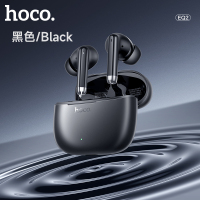 浩酷（HOCO）EQ2 真无线耳机蓝牙5.3立体高音质超长续航蓝牙耳机 黑色