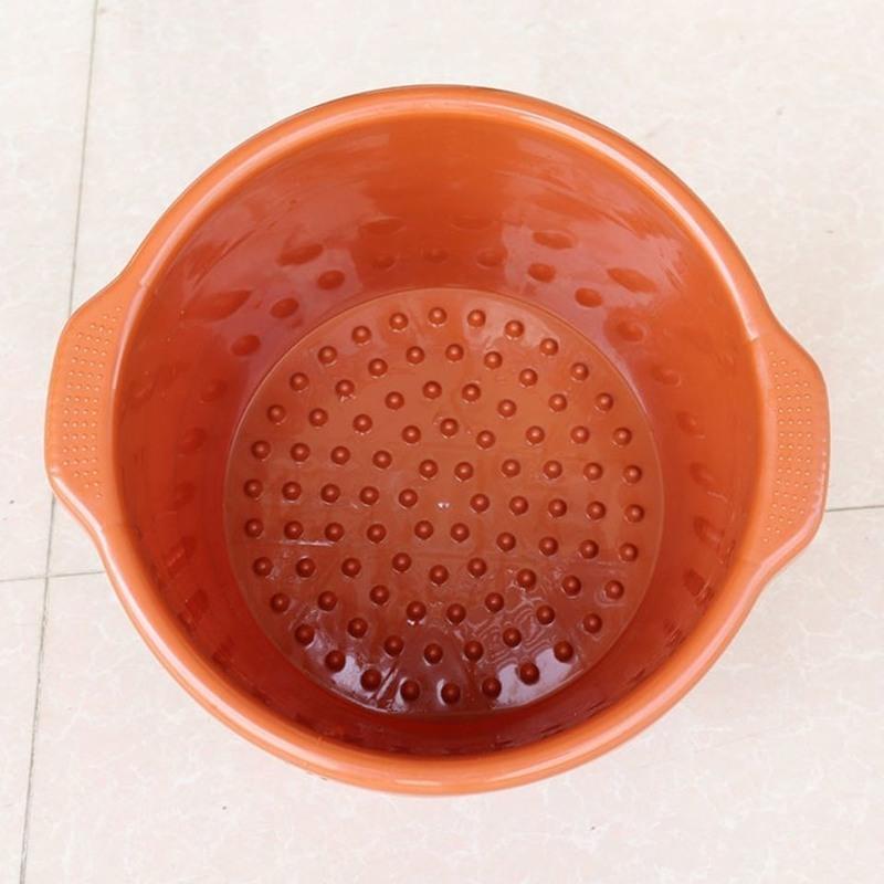 加厚牛筋足浴桶 足疗足浴专用泡脚盆洗脚塑料桶家用按摩泡脚盆牛筋材质塑料合成桶