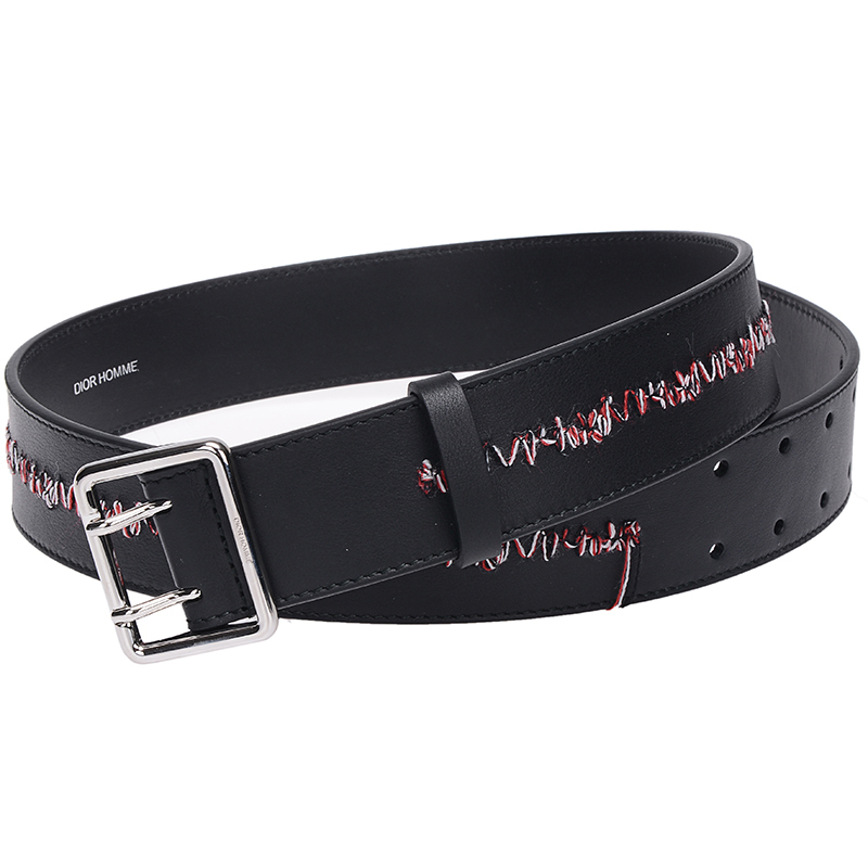 dior迪奥男款牛皮双针扣腰带皮带4187plxjm