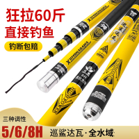 达瓦迈高登鱼竿钓鱼竿超硬28调6H8H19调鲤鱼竿台钓竿手竿大物