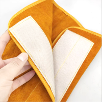 顺心捷 牛皮护脚罩 40cm 双