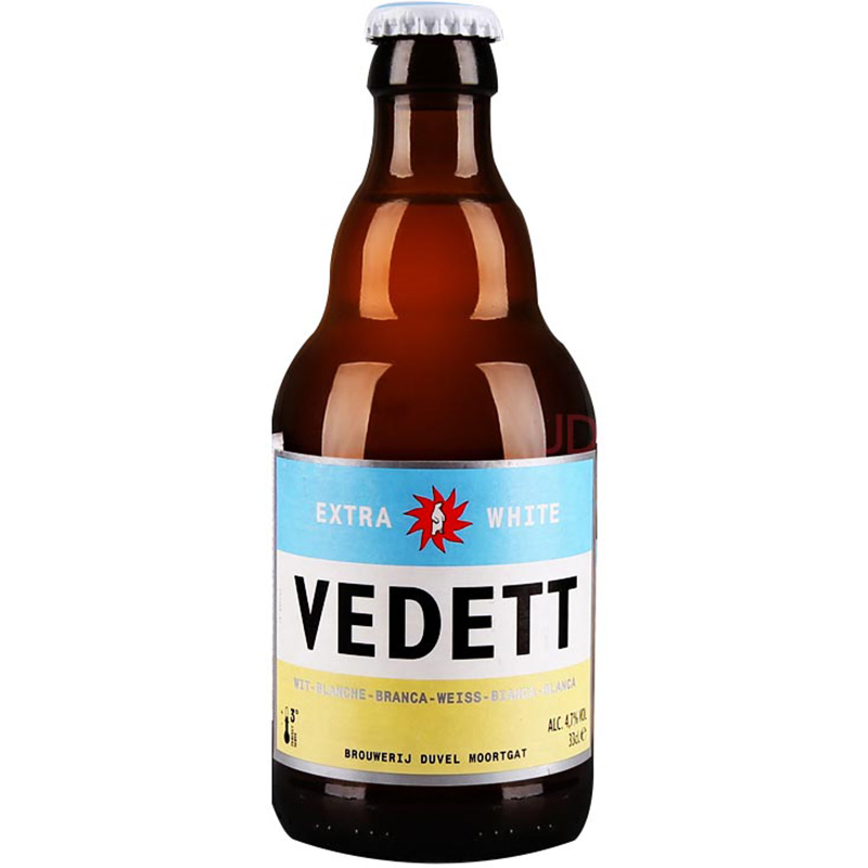 b2bvedett白啤进口比利时啤酒小白熊啤酒330ml24瓶装整箱视频