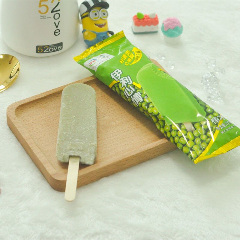 伊利经典绿色心情雪糕棒冰低糖冰激凌冷饮整箱批发 伊利绿色心情[20支