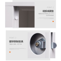 中研矮柜储物柜 文件柜铁皮柜办公柜档案柜资料柜小柜子