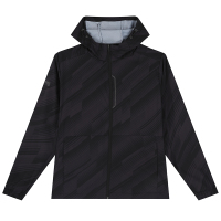 361°男装新款单风衣常规舒适运动外套552432601 S 超级黑