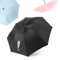 雨伞折叠女晴雨两用三折伞小清新太阳伞黑胶遮阳伞创意简约学生伞