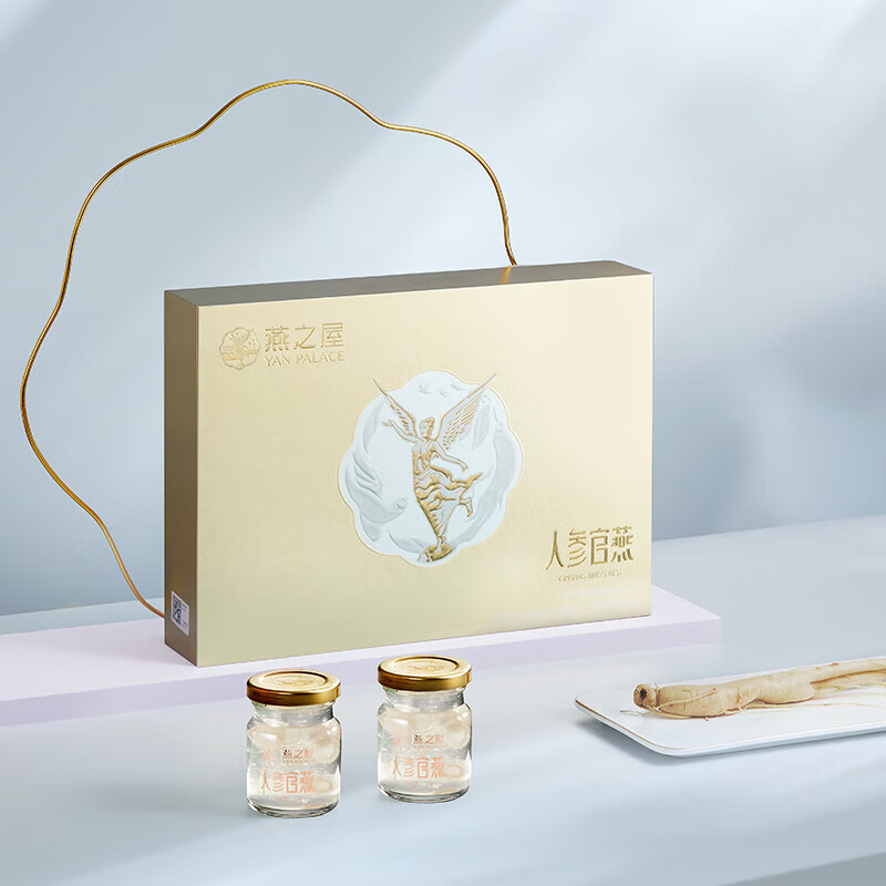 燕之屋即食燕窝人参冰糖官燕70g*8瓶礼盒装送长辈送父母礼品礼物