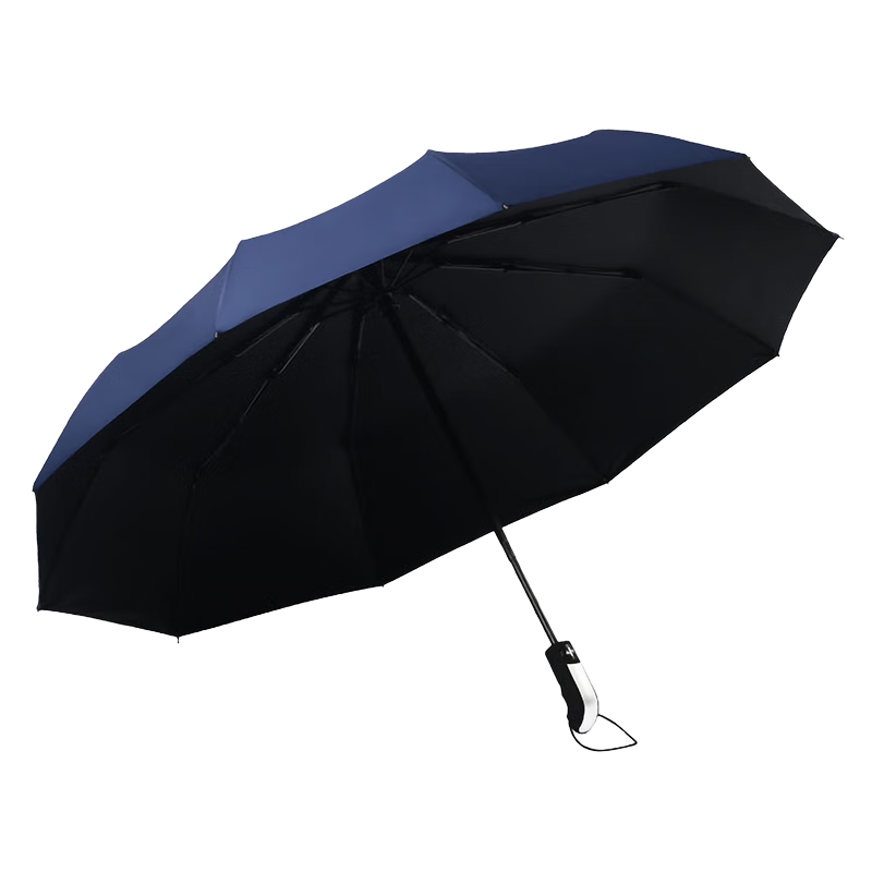 锡岳XY-YS10可折叠雨伞(计价单位:把)藏蓝色高清大图