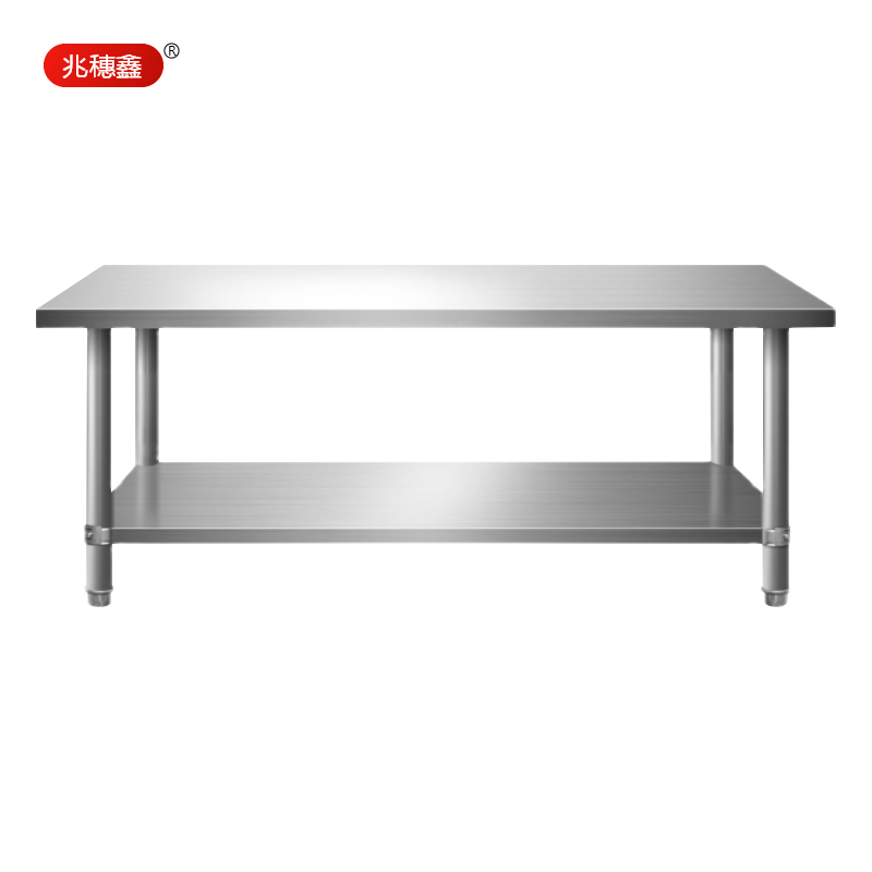 兆穗鑫活动备餐双层工作台长1400mm*宽600mm*高800mm